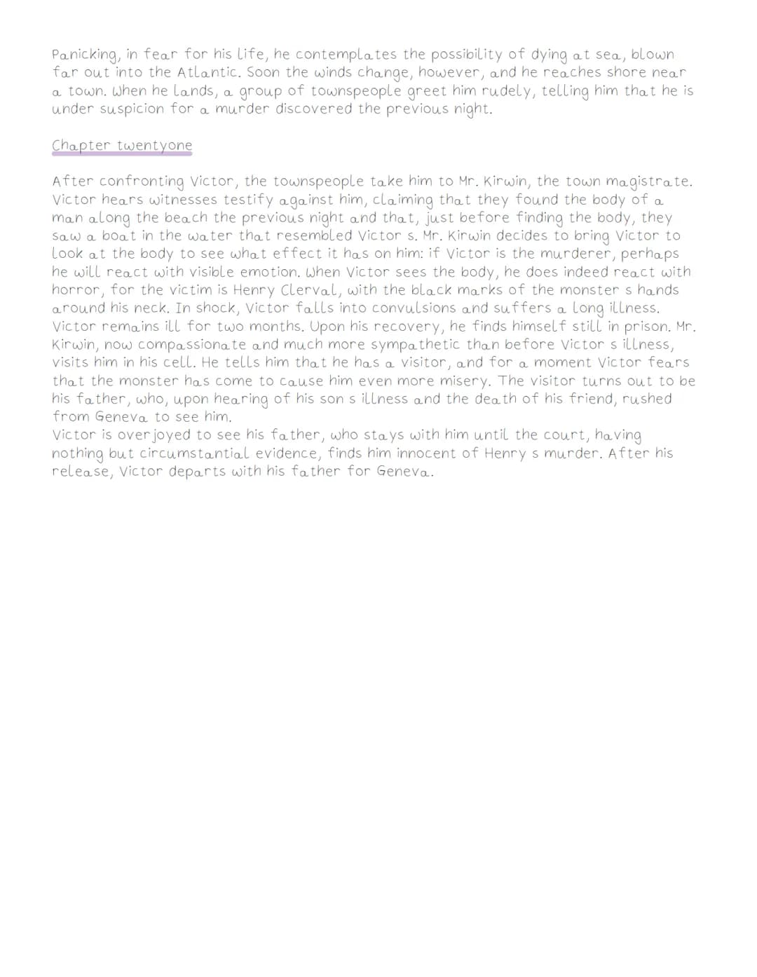 TRANKENSTEIN
Summary of the chapters (letters)
Letter one
The novel itself begins with a series of letters from the explorer Robert Walton t