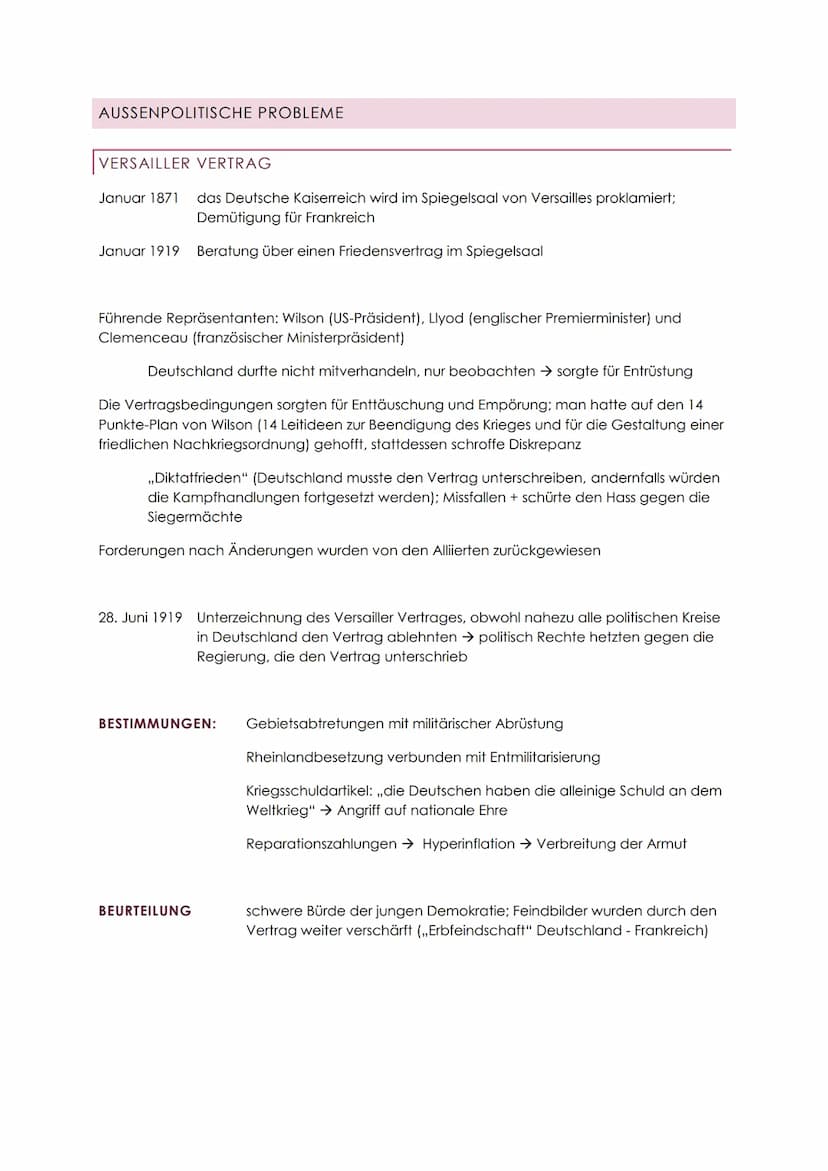 WEIMARER REPUBLIK UND DRITTES
REICH
ZEITSTRAHL
Ende Okto-
ber
9.11.1918
19.1.1919
6.2.1919
Juni 1919
1920
1921
1922
1923
1924
1925
1926
1929