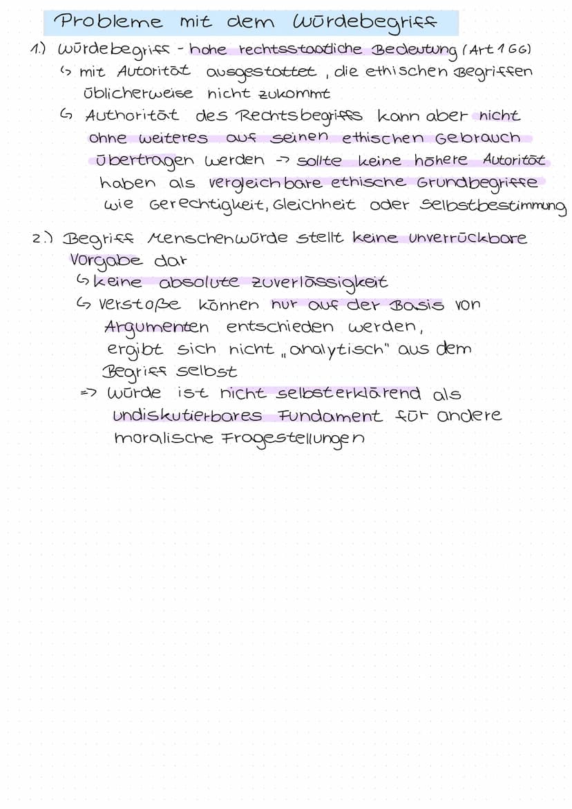 Menschenwürde.
würde nach kant
- würde als wesensmerkmal der Menschheit
würde hat keinen Preis
(Mensch) ist über jeden Preis erhaben, selbst