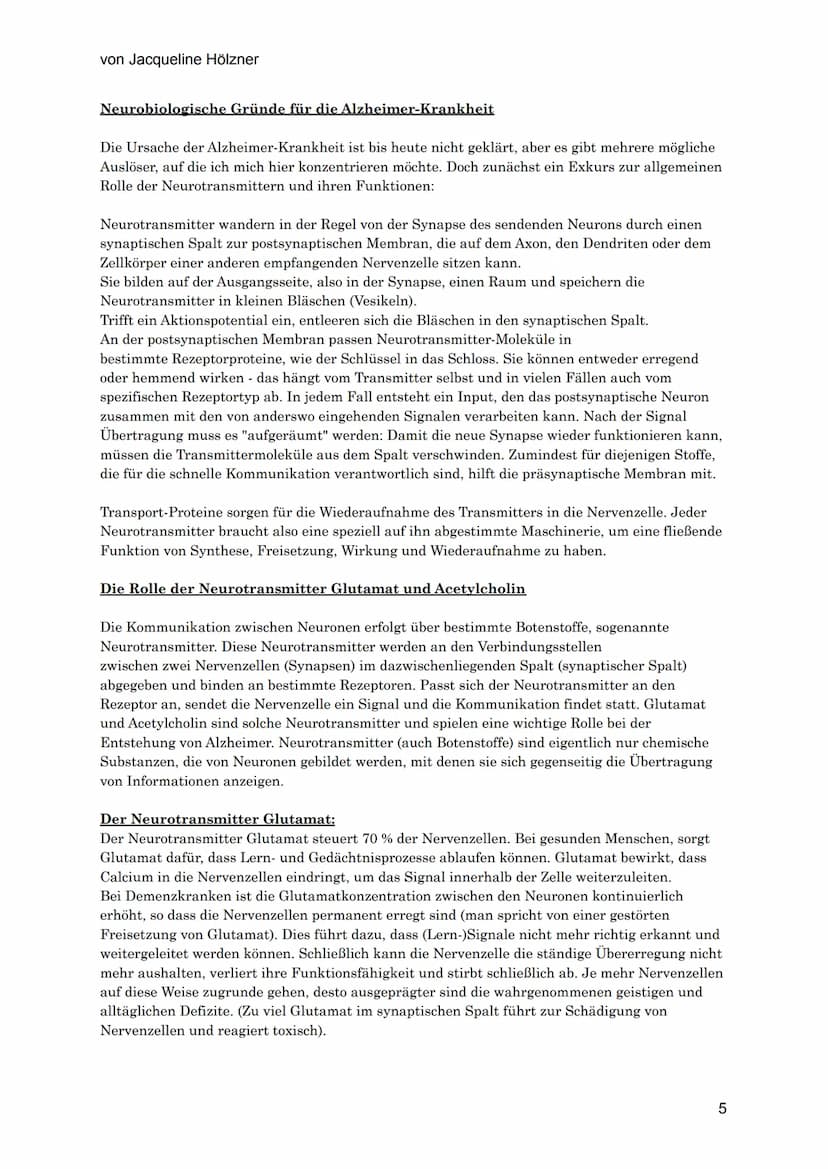 von Jacqueline Hölzner
Alzheimer
Einleitung
Aufgrund des demografischen Wandels, der Tatsache, dass die Menschen immer älter werden,
vor all