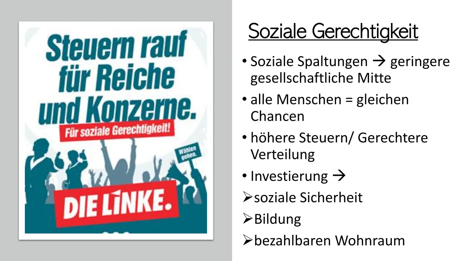 DIE LINKE. Was erwartet euch heute ?
Die Linke Partei
Die Parteivorsitzende
Die Vorgeschichte
Ziele der Partei Die Linke Partei
Gründung →16