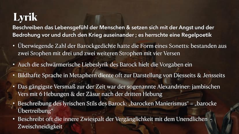 BAROCK
1600-1700
Zeitspanne tiefer Widersprüche
PRÄSENTIERT VON MELEK KAPLAN Agenda
Historischer Hintergrund
• Welt- und Menschenbild
• Vors