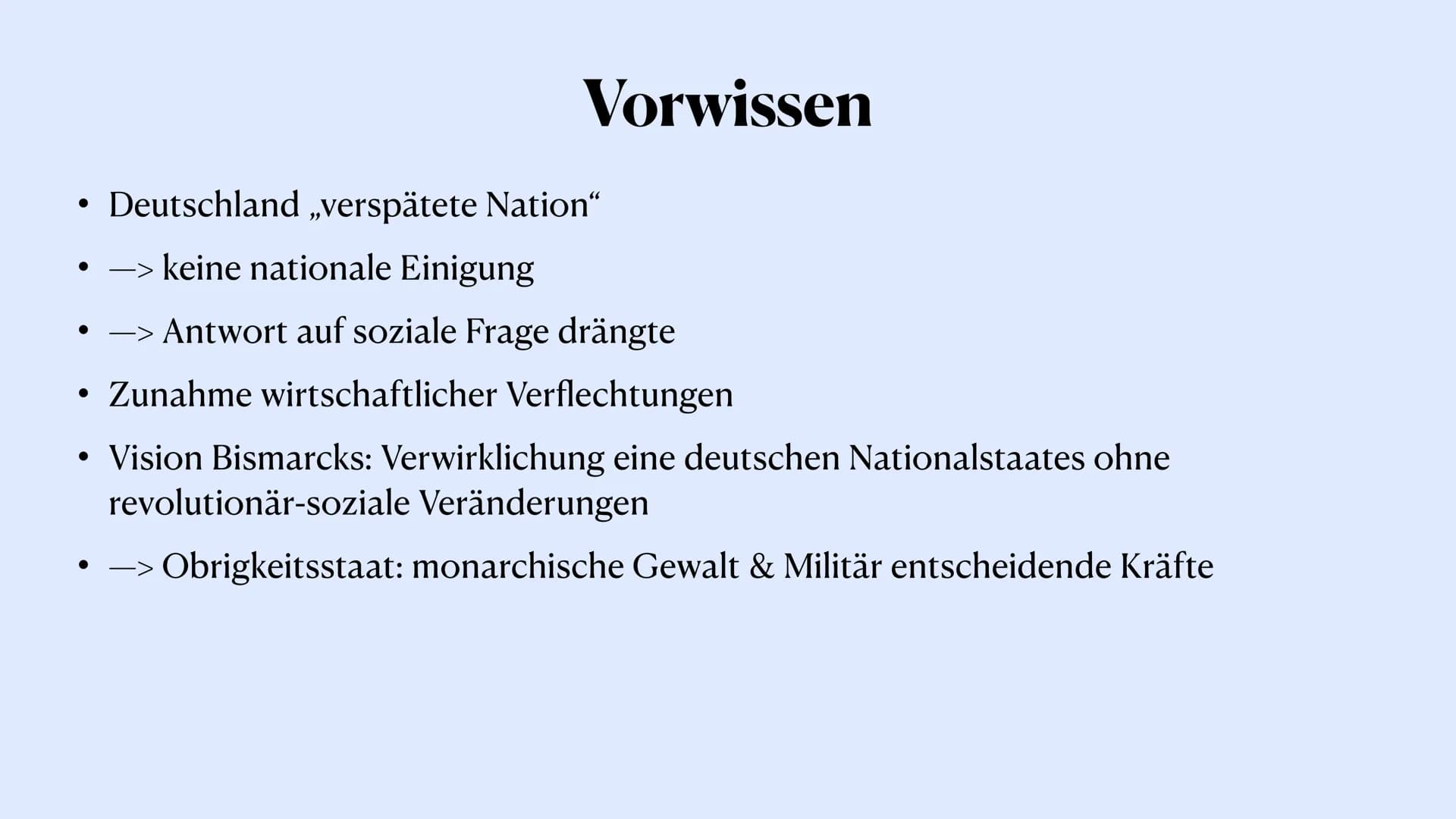 Bismarcks Bündnissystem
Otto von Bismarck
Malena Trapp, 5.1.22 ●
●
●
●
Bündnissystem
●
• Einzelne Bündnisse
Ausgangslage
Außenpolitik Bismar