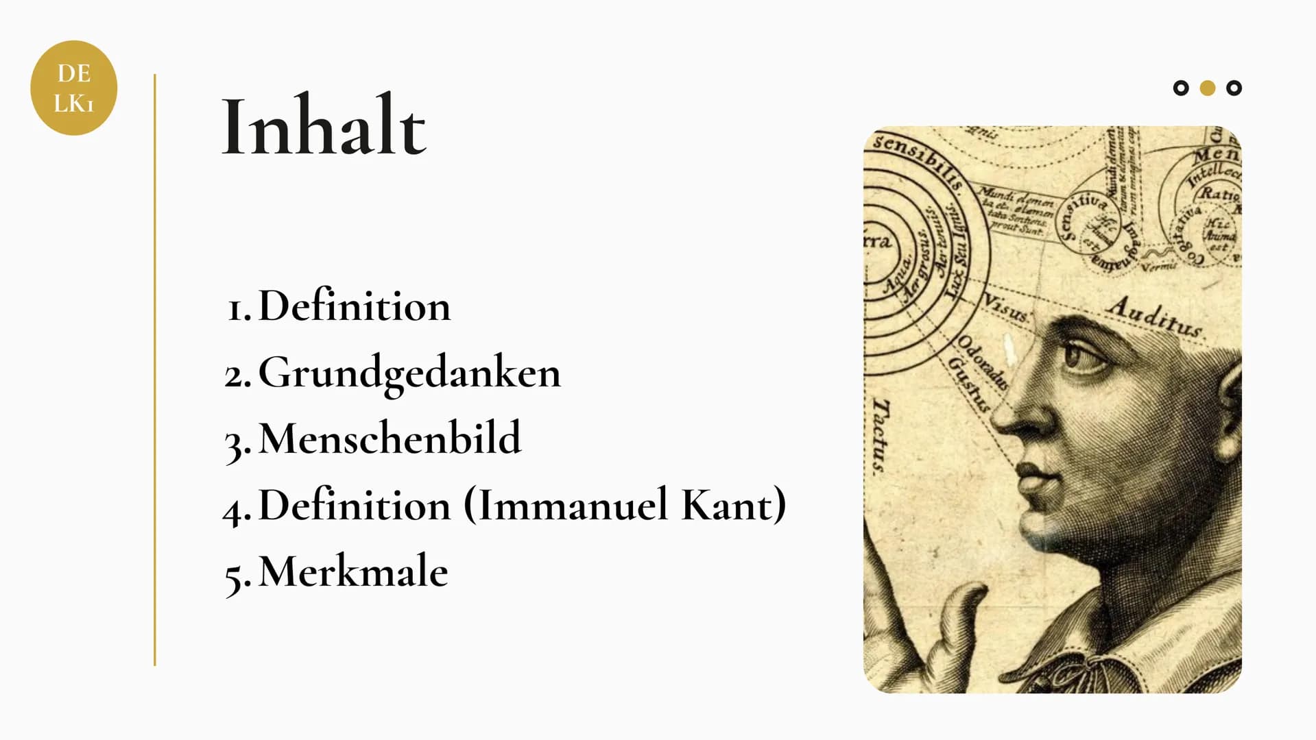 DE
LK₁
Die Epoche der
Aufklärung
08.09.2022 Deutsch LK1 Brinks
000 DE
LK₁
Inhalt
1. Definition
2. Grundgedanken
3. Menschenbild
4. Definitio
