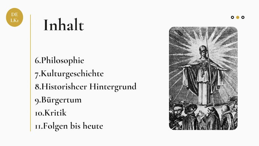 DE
LK₁
Die Epoche der
Aufklärung
08.09.2022 Deutsch LK1 Brinks
000 DE
LK₁
Inhalt
1. Definition
2. Grundgedanken
3. Menschenbild
4. Definitio