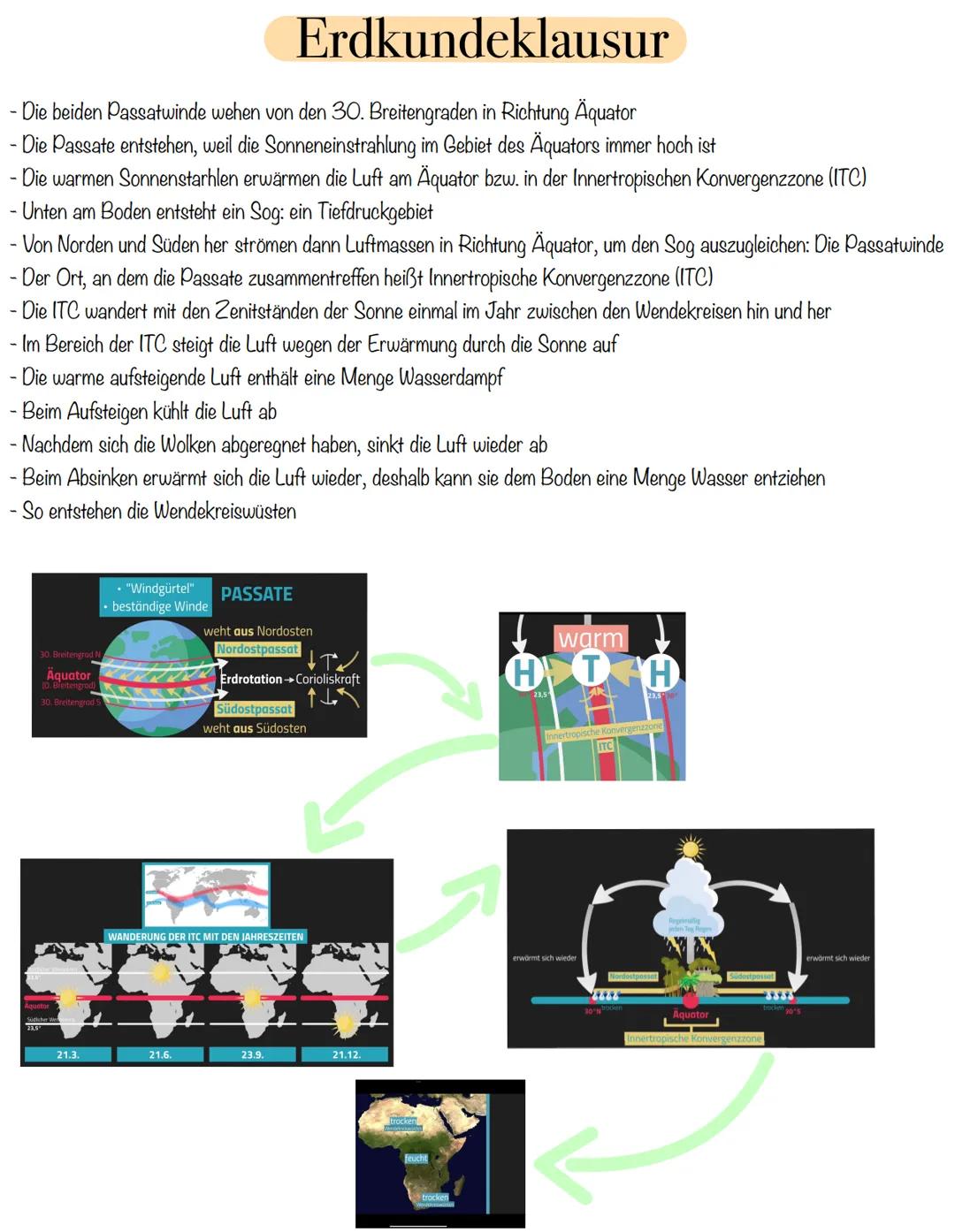 Erdkundeklausur
Ökumene = Die Gebite der Erde, die dauerhaft von Menschen besiedelt werden, werden als Ökumene
bezeichnet.
Anökumene Gebiete
