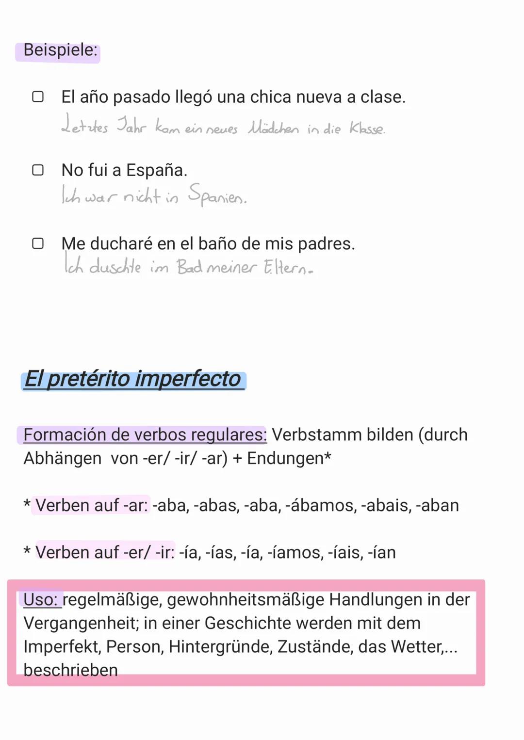 Los Tiempos del pasado
PASADO/VER GANGENHEIT
Pretérito
plusquam
Perfecto
pretérito indefinido
pretérito imperfecto
pretérito Perfecto
30.06.