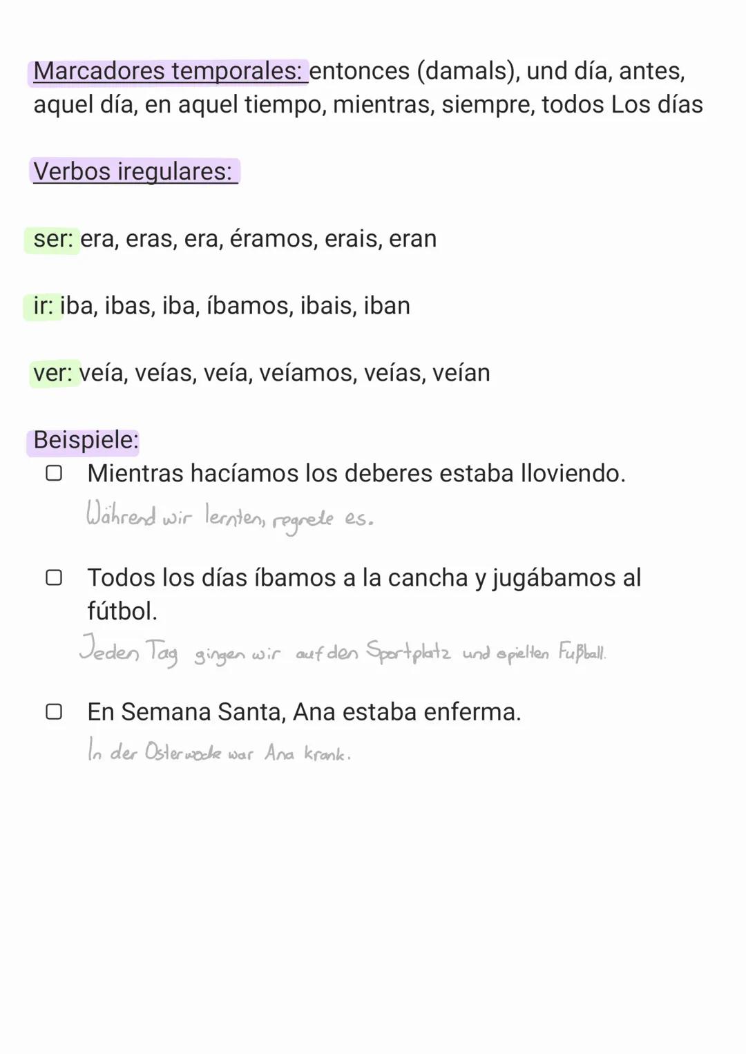 Los Tiempos del pasado
PASADO/VER GANGENHEIT
Pretérito
plusquam
Perfecto
pretérito indefinido
pretérito imperfecto
pretérito Perfecto
30.06.
