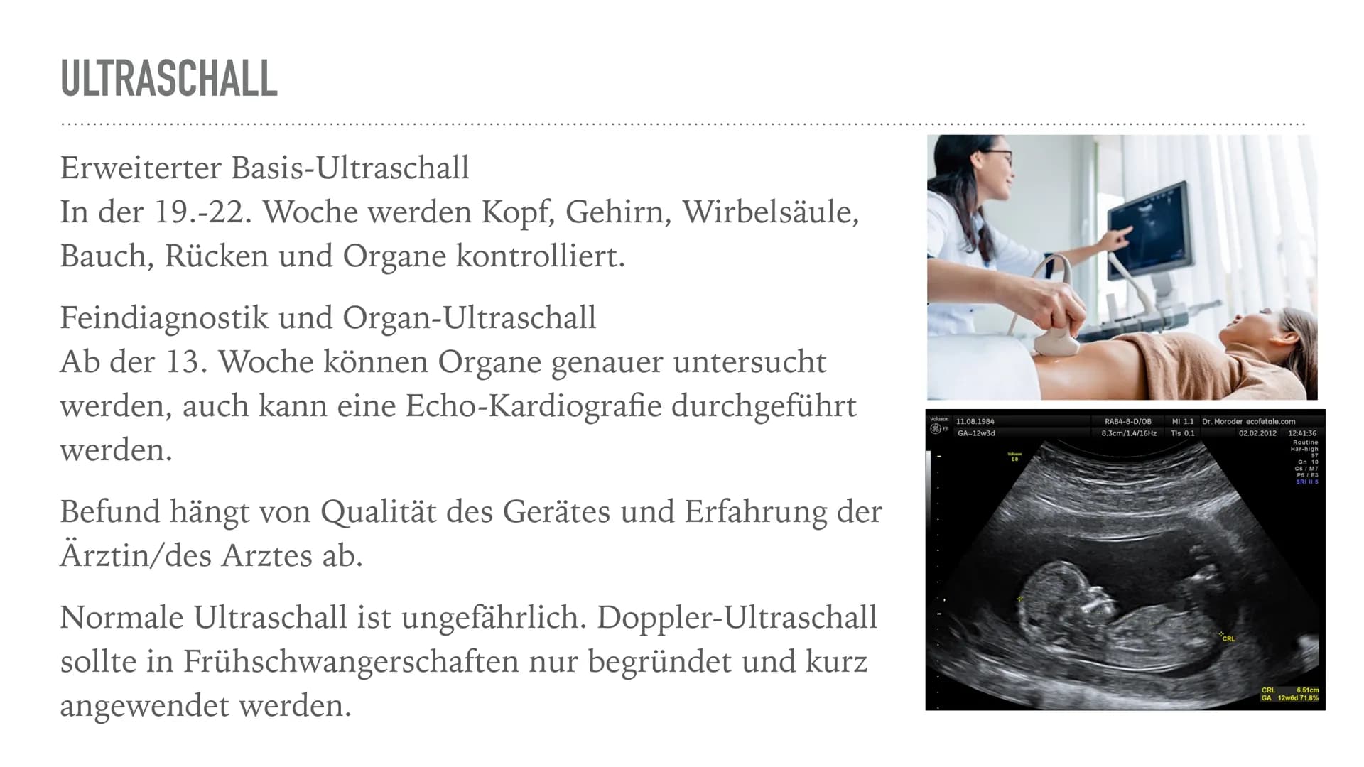 PRÄNATALDIAGNOSTIK WAS IST PRÄNATALDIAGNOSTIK?
Pränataldiagnostik oder PND sind vorgeburtliche Untersuchungen, welche Aussagen
über bestimmt