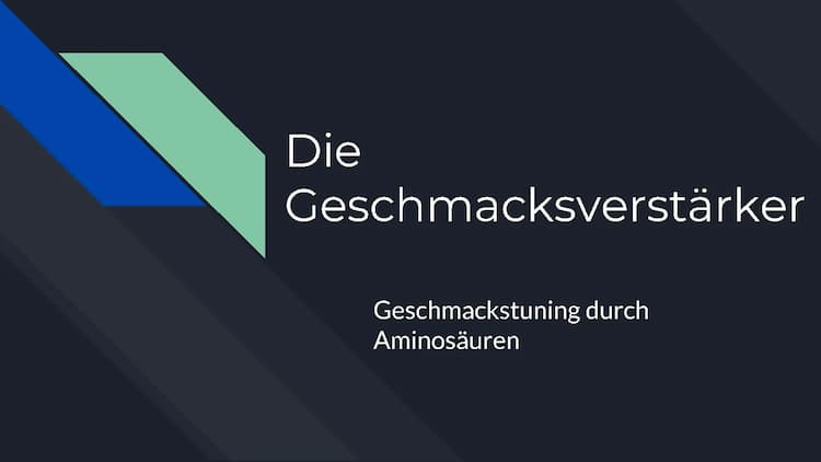 Know Aminosäuren als Geschmacksverstärker thumbnail