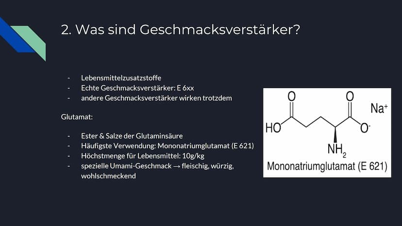 Die
Geschmacksverstärker
Geschmackstuning durch
Aminosäuren Gliederung
1. Was sind Aminosäuren?
2. Was sind Geschmacksverstärker?
3. Gewinnu