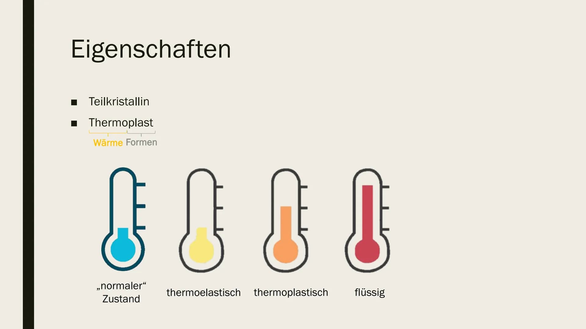 POLYETHYLEN (PE) Allgemeines
Erganisches Material (Kohlenwasserstoff-Verbind)
> versch. Typen (Dichte)
-none Dichte (high density) PE-HD
-Mi