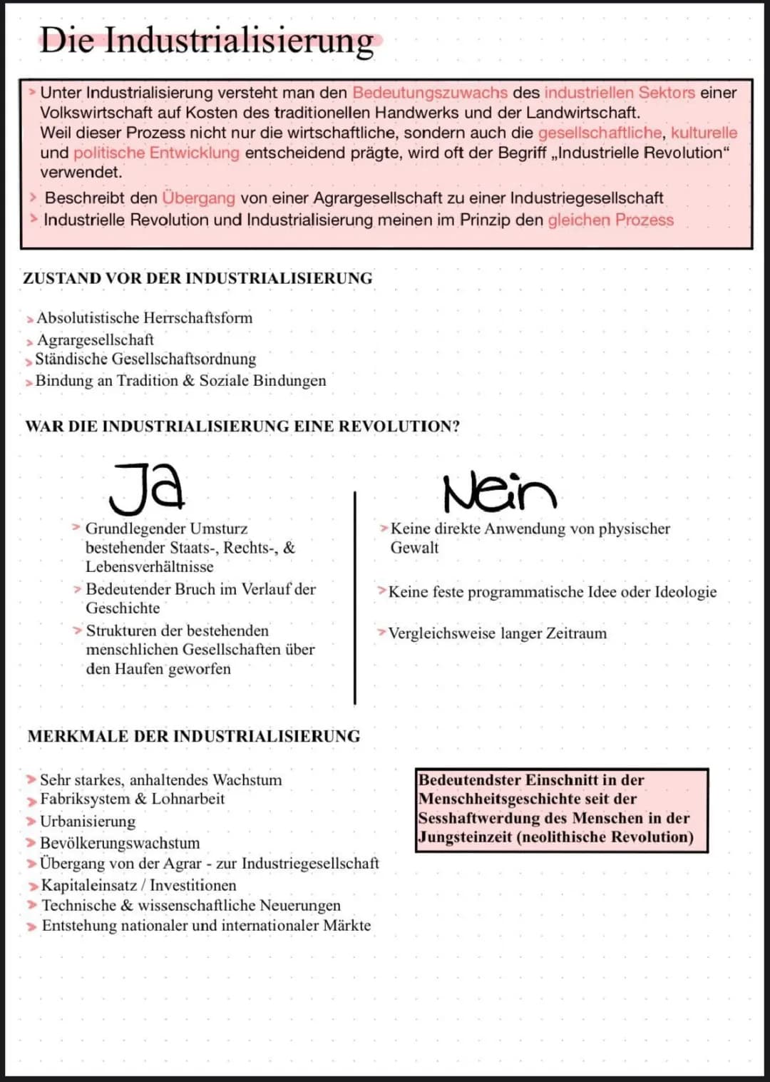 Industrialisierung 