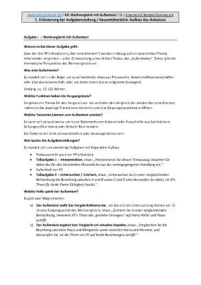 Know Schriftliches Deutsch-Abitur (Baden-Württemberg): 1. Aufgabe: Pflichtlektüre (allgem.-bild. Gymnasium und Berufliches Gymnasium gemischt) thumbnail