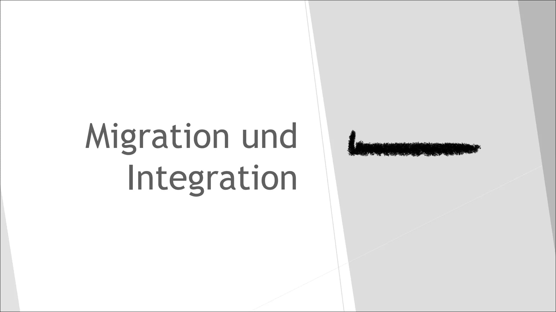 Migration und
Integration Gliederung
1. Was ist Migration
1.1 Die wichtigsten Formen
1.2 Organisation Frontex
1.3 Ansichten anderer Länder
2