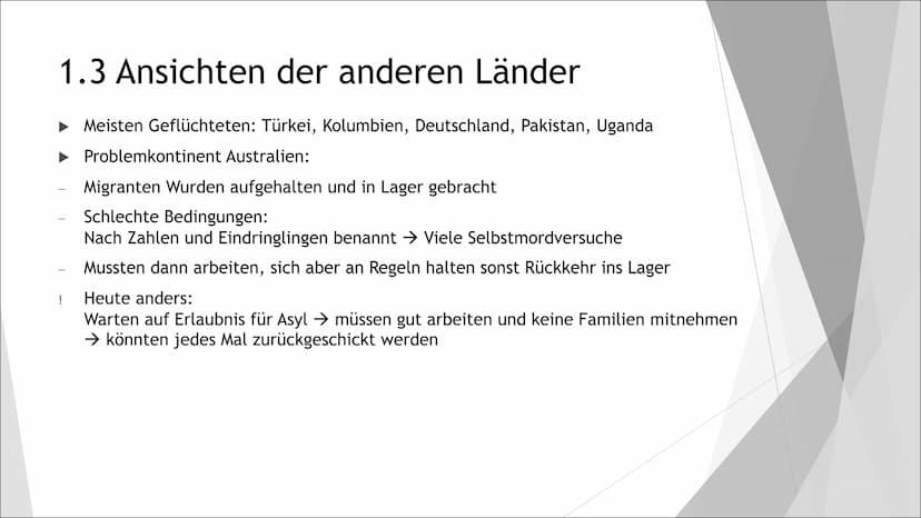 Migration und
Integration Gliederung
1. Was ist Migration
1.1 Die wichtigsten Formen
1.2 Organisation Frontex
1.3 Ansichten anderer Länder
2
