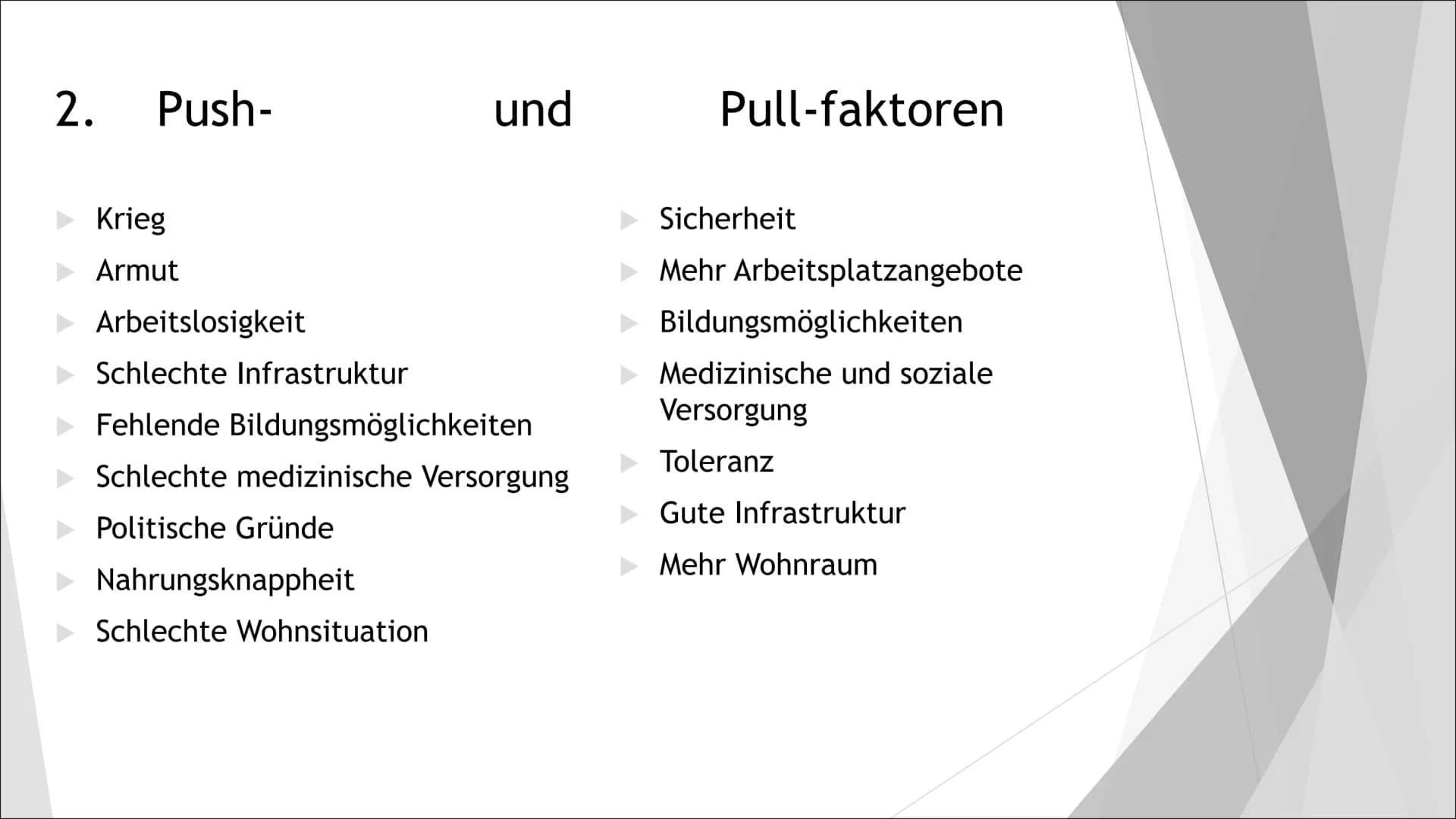 Migration und
Integration Gliederung
1. Was ist Migration
1.1 Die wichtigsten Formen
1.2 Organisation Frontex
1.3 Ansichten anderer Länder
2