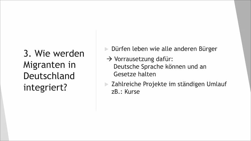 Migration und
Integration Gliederung
1. Was ist Migration
1.1 Die wichtigsten Formen
1.2 Organisation Frontex
1.3 Ansichten anderer Länder
2
