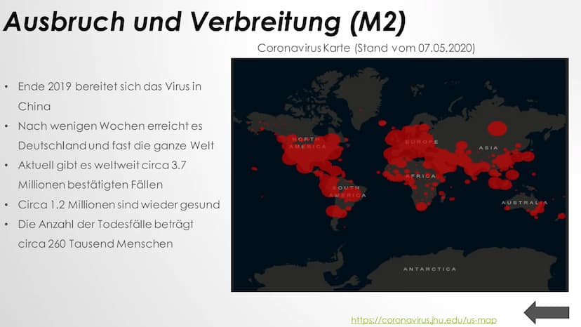 Folgen des Covid-19
und die Maßnahmen
dagegen
Axw A. Es gab immer Seuchen (Historische Rückblick) (M1)
Das Coronavirus stellt uns vor einige