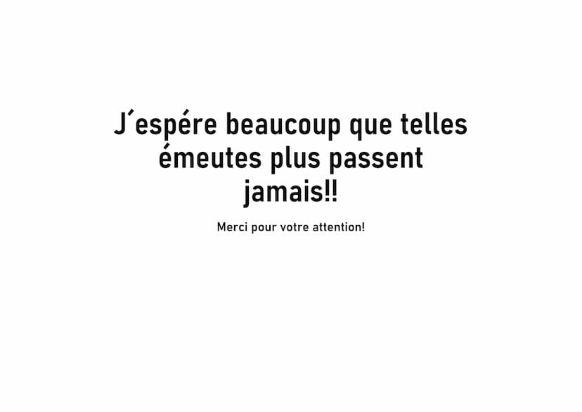 7777
JACIE
230ctobre 05
MORTS POUR RIEN
Crans
Les émeutes dans les
banlieues de 2005 Informations le plus importants
• Des émeutes
• 27. Oct