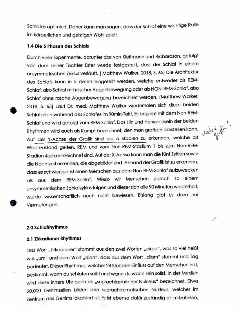 Thema: Schlaflosigkeit und ihre biologischen Auswirkungen auf das Gehirn -
Angelehnt an das Buch "Das große Buch vom Schlaf" verfasst von Pr