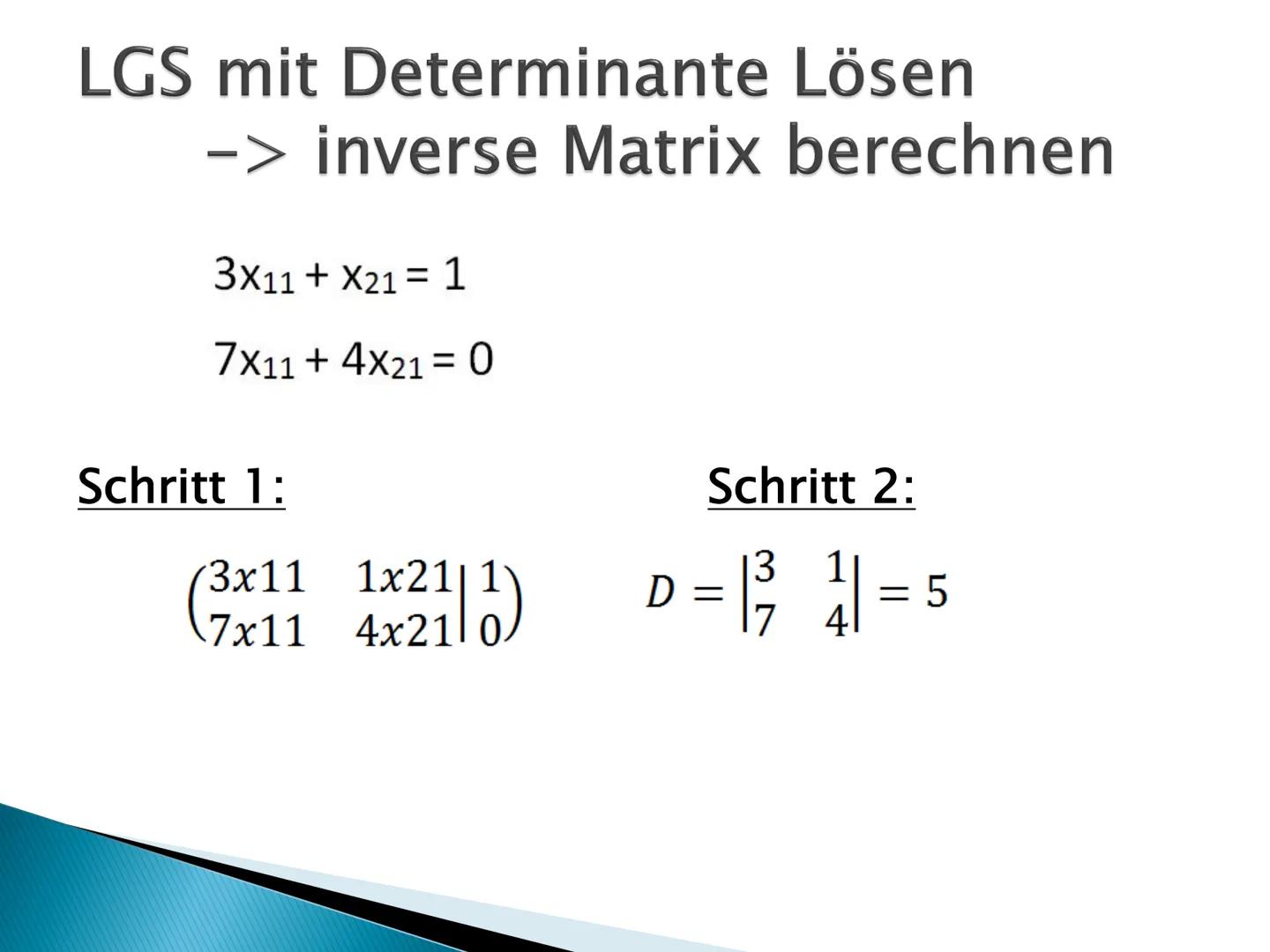 Mathe GFS
Matrix GFS Matrizen
Multiplikation von Matrizen:
b1 b12
b21b22
b31 b32)
C11= a11*b11+a12*b21+a13*b31
a11 a12 a13
a21 a22 a23
a11 a