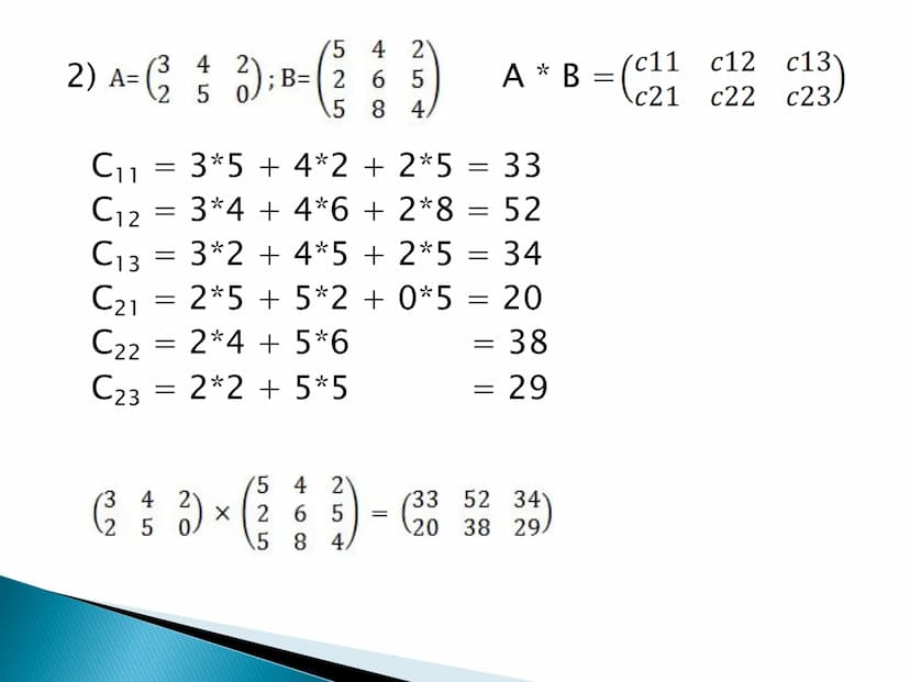 Mathe GFS
Matrix GFS Matrizen
Multiplikation von Matrizen:
b1 b12
b21b22
b31 b32)
C11= a11*b11+a12*b21+a13*b31
a11 a12 a13
a21 a22 a23
a11 a