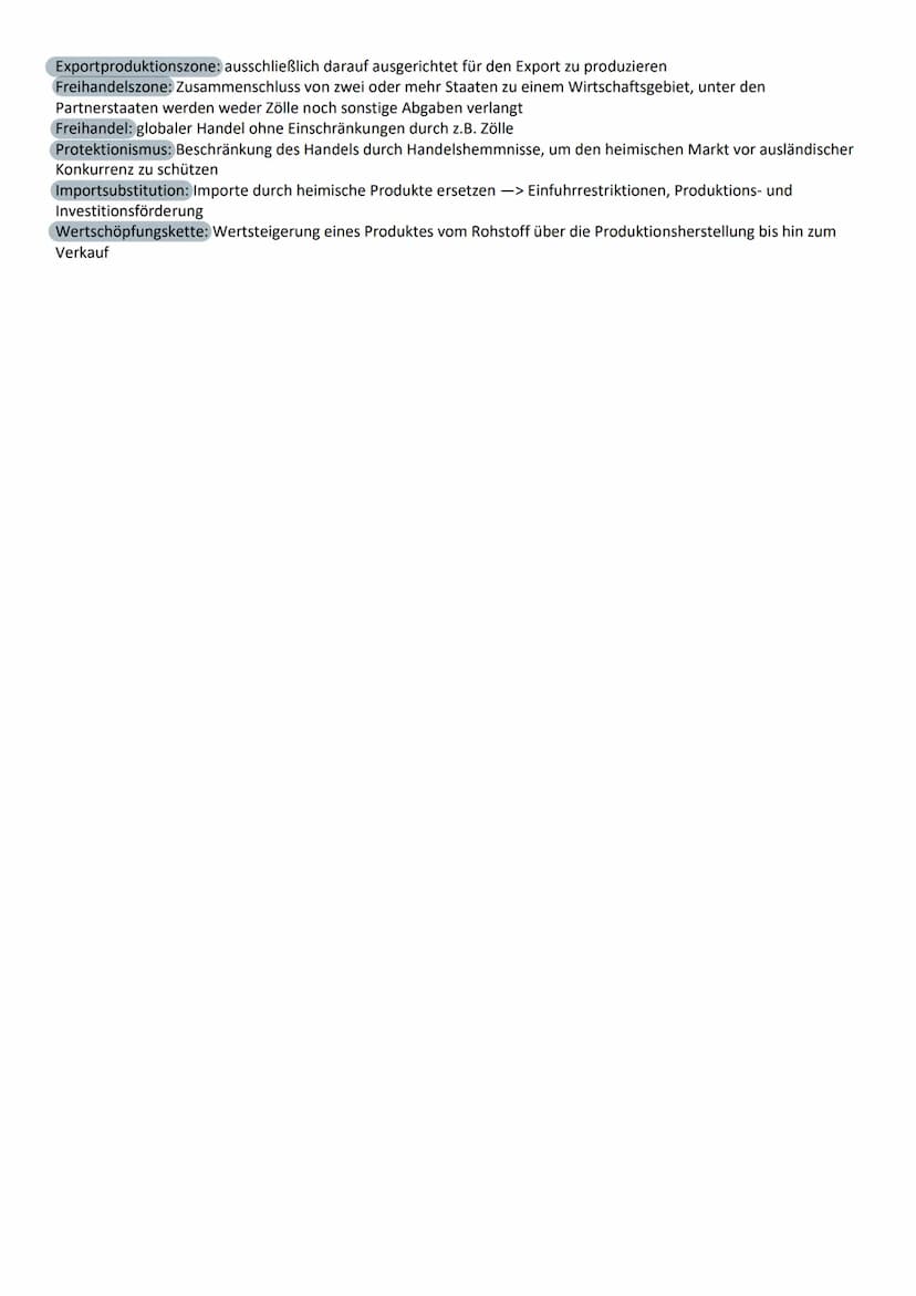 Primärer Sektor: Land- & Forstwirtschaft, Fischerei, Bergbau
Sekundärer Sektor: Aufbereitung von Bergbauprodukten, Industrie, Unternehmen de