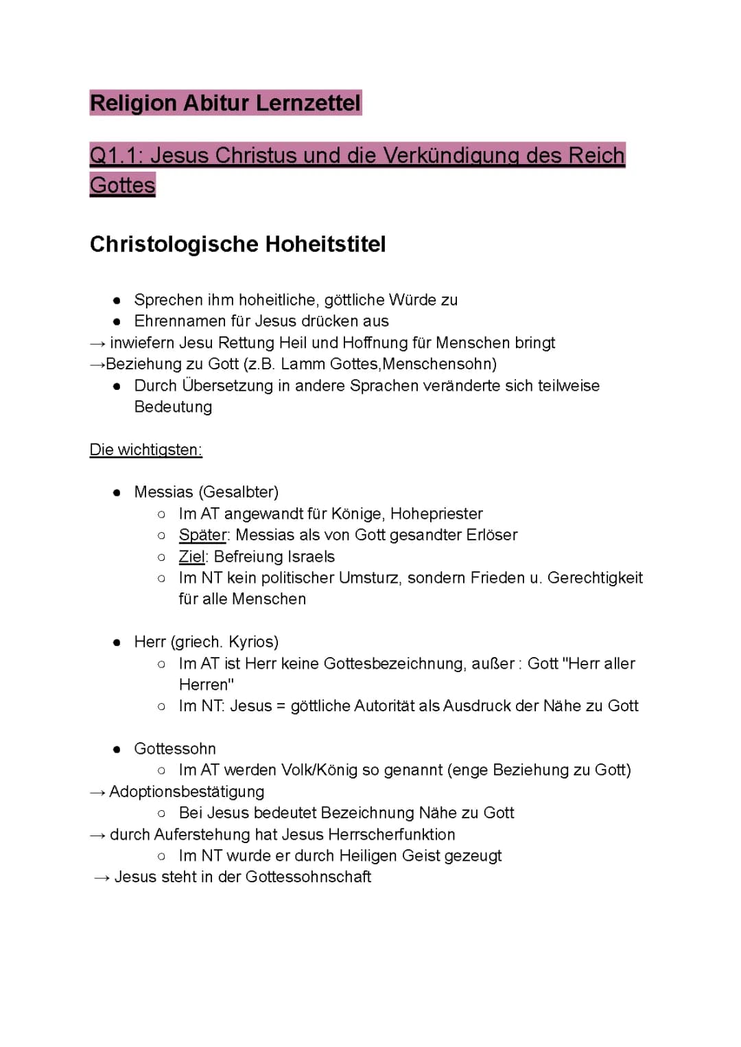 Alles über Jesus: Wie hat er das Reich Gottes verkündet und was bedeutet das für uns?