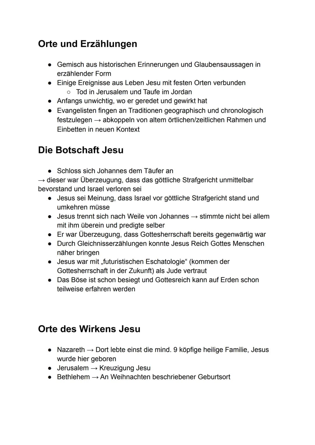 Religion Abitur Lernzettel
Q1.1: Jesus Christus und die Verkündigung des Reich
Gottes
Christologische Hoheitstitel
• Sprechen ihm hoheitlich