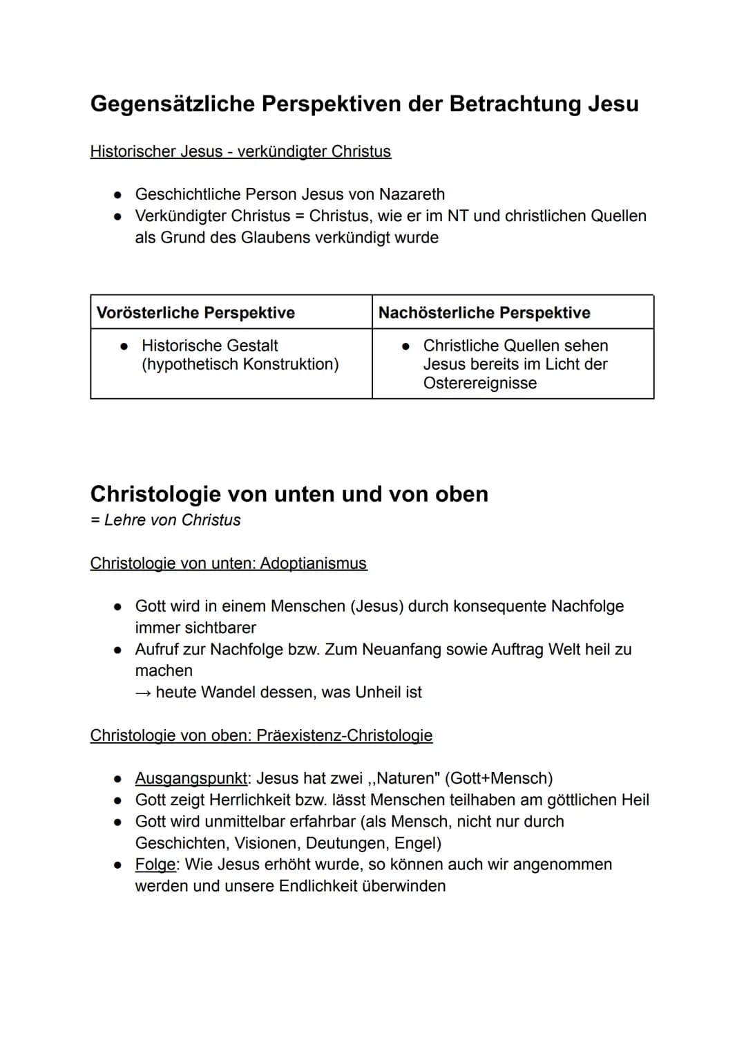 Religion Abitur Lernzettel
Q1.1: Jesus Christus und die Verkündigung des Reich
Gottes
Christologische Hoheitstitel
• Sprechen ihm hoheitlich