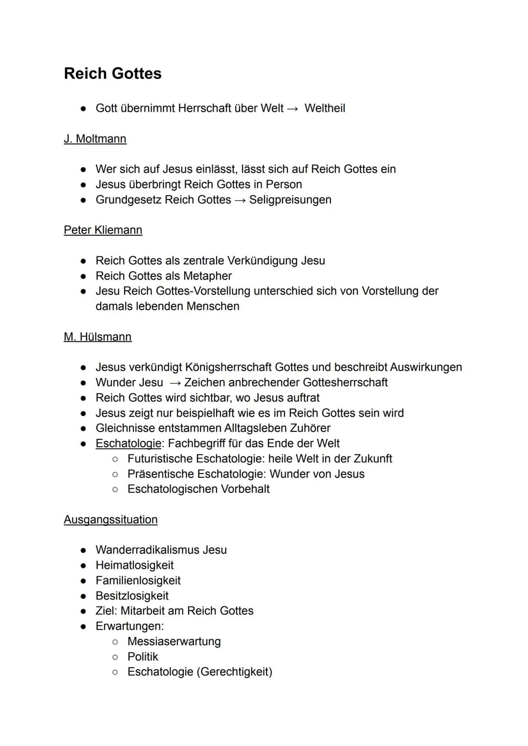 Religion Abitur Lernzettel
Q1.1: Jesus Christus und die Verkündigung des Reich
Gottes
Christologische Hoheitstitel
• Sprechen ihm hoheitlich
