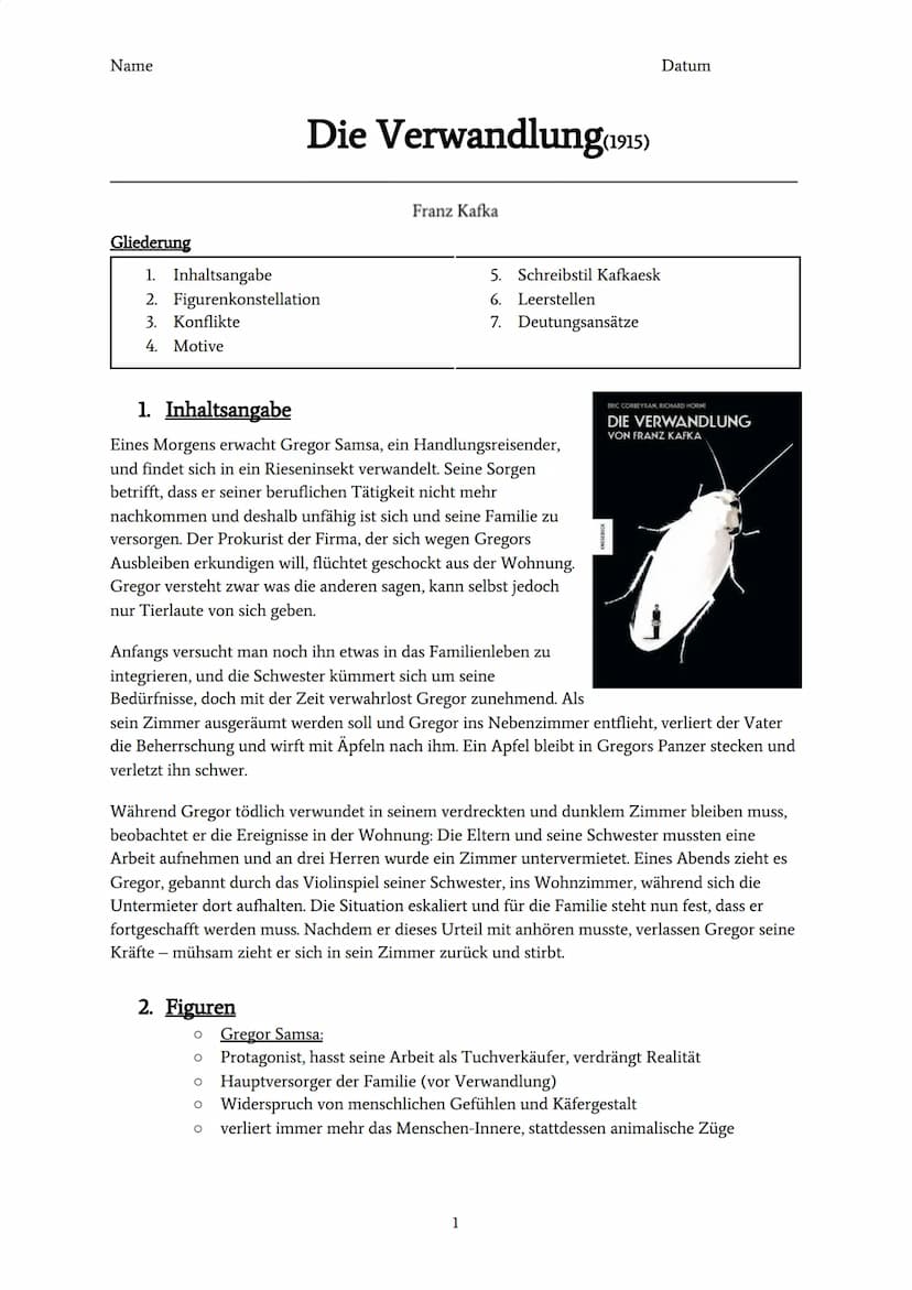 KNESEBECK
ERIC CORBEYRAN, RICHARD HORNE
DIE VERWANDLUNG
VON FRANZ KAFKA
Niveau Drei B1
LESEN UND ÜBEN
CD AUDIO
Franz Kafka
DIE
VER
DIE
VERWA