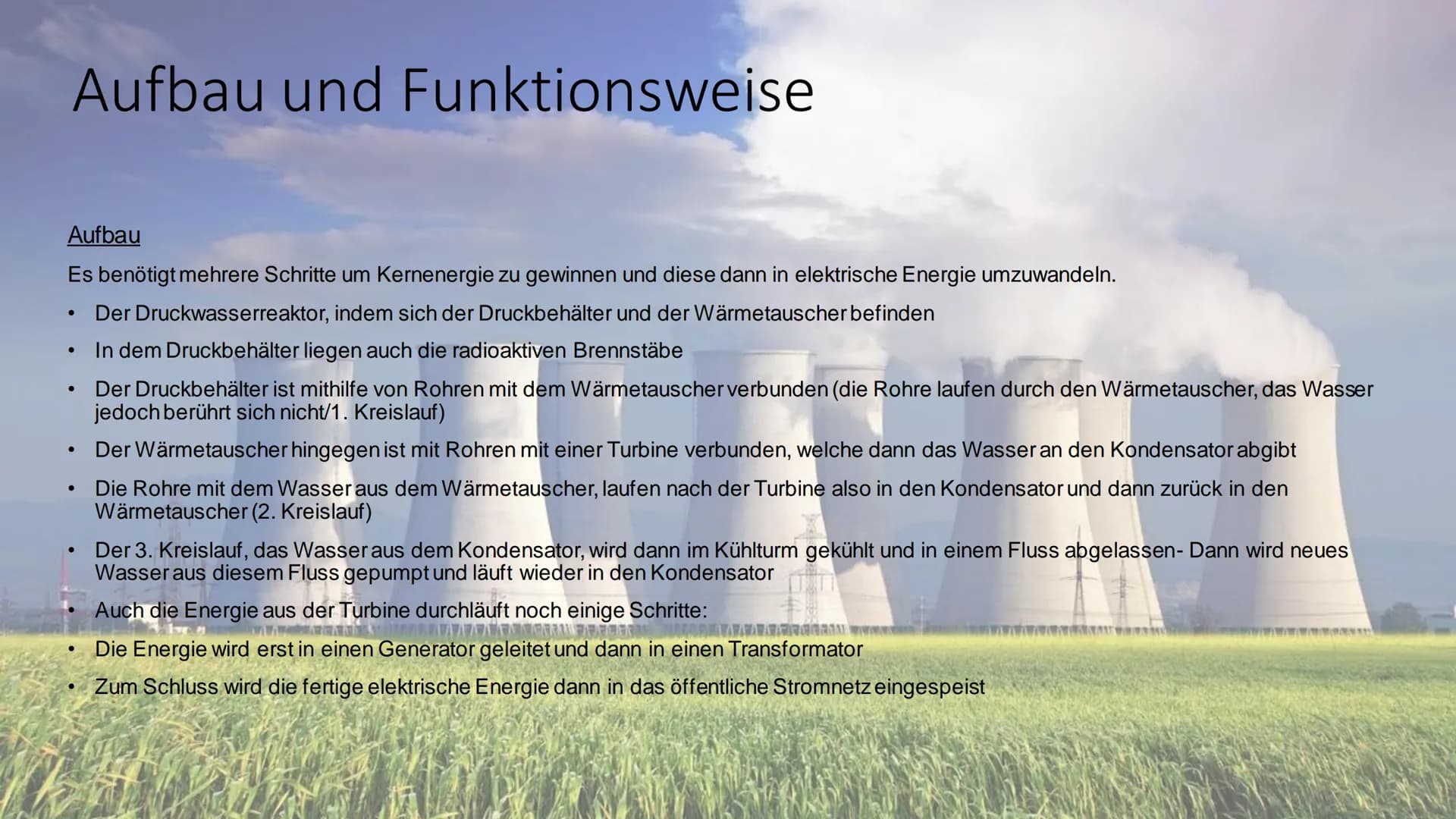 M^^^^^^
CH
Atomenergie
Von Mia und Veronika Inhaltsverzeichnis
-Allgemein
-Was ist Kernenergie?
-Geschichte der Kernenergie
-Aufbau und Funk