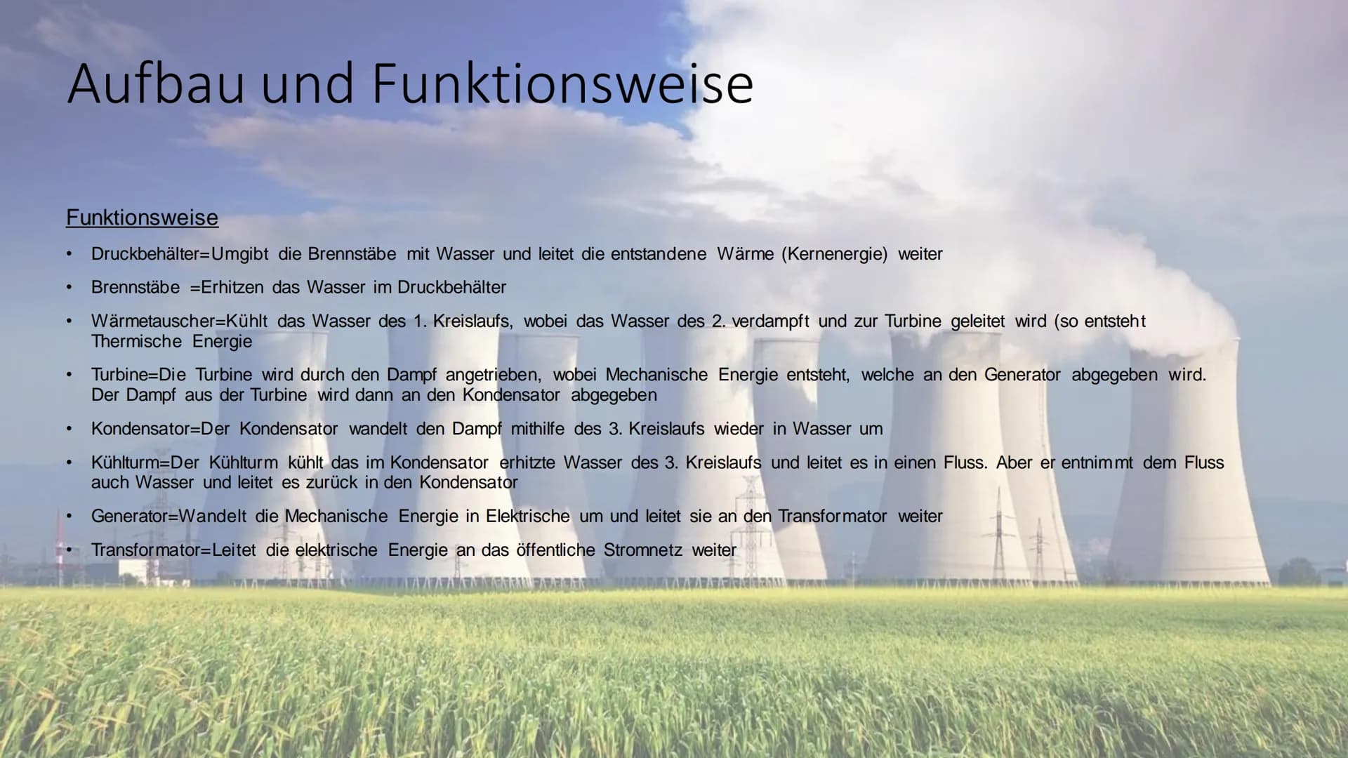 M^^^^^^
CH
Atomenergie
Von Mia und Veronika Inhaltsverzeichnis
-Allgemein
-Was ist Kernenergie?
-Geschichte der Kernenergie
-Aufbau und Funk