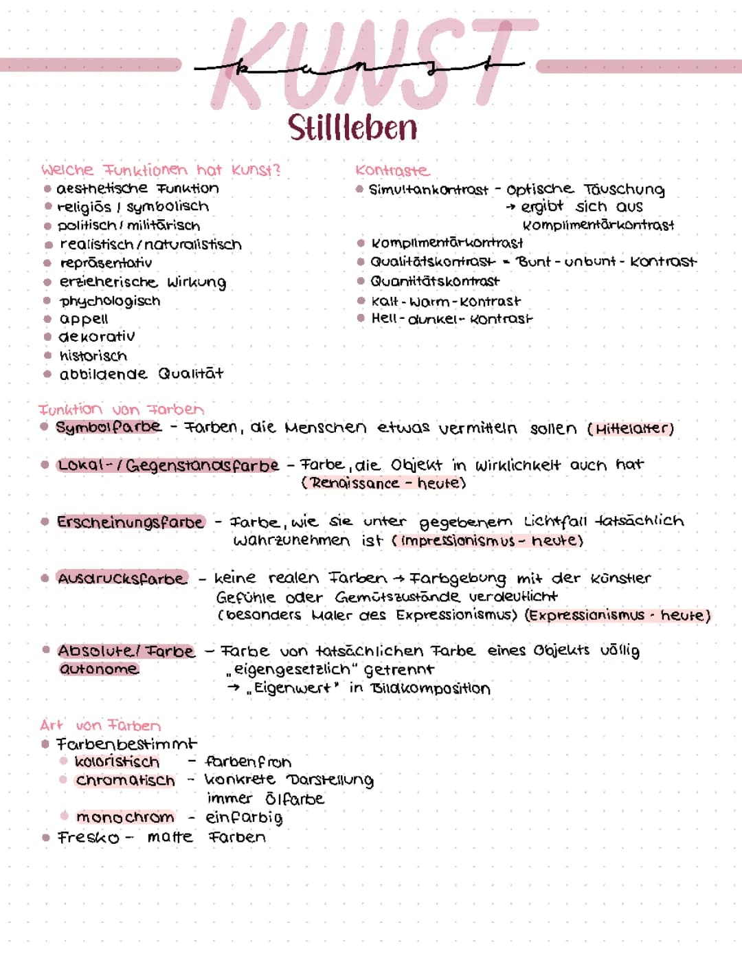 Einfache Stillleben Analyse: Beispiele und Merkmale