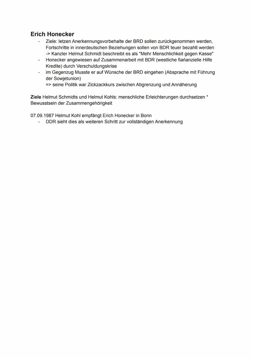 Geschi Lernzettel
Kommunismus- soziale Gleichheit und Freiheit aller Gesellschaftsmitglieder,
Gemeineigentum
DDR Deutsche Demokratische Repu