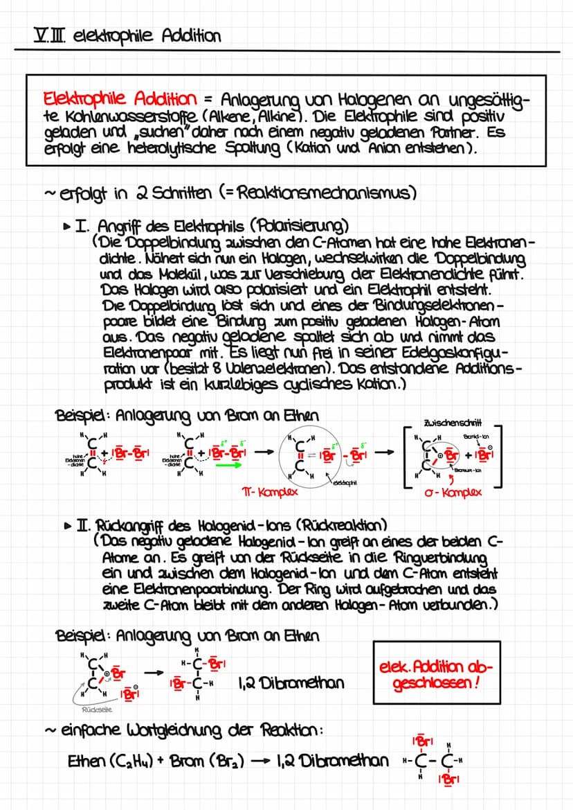 Wiederholung Merkwissen ~Organische Chemie
I. Kohlenwasserstoffverbindungen.
= Verbindungen aus C- und H-Atomen, die sich durch Bindungs-
ve