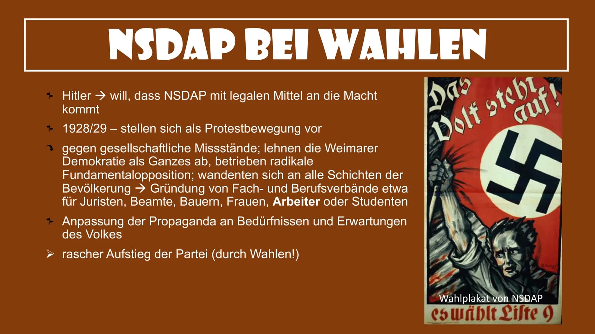 Was für ein Glück für die Regierenden, daß die
Menschen nicht denken!
(Adolf Hitler)
gutezitate.com NATIONALSOZIALISTISCHE
DEUTSCHE ARBEITER