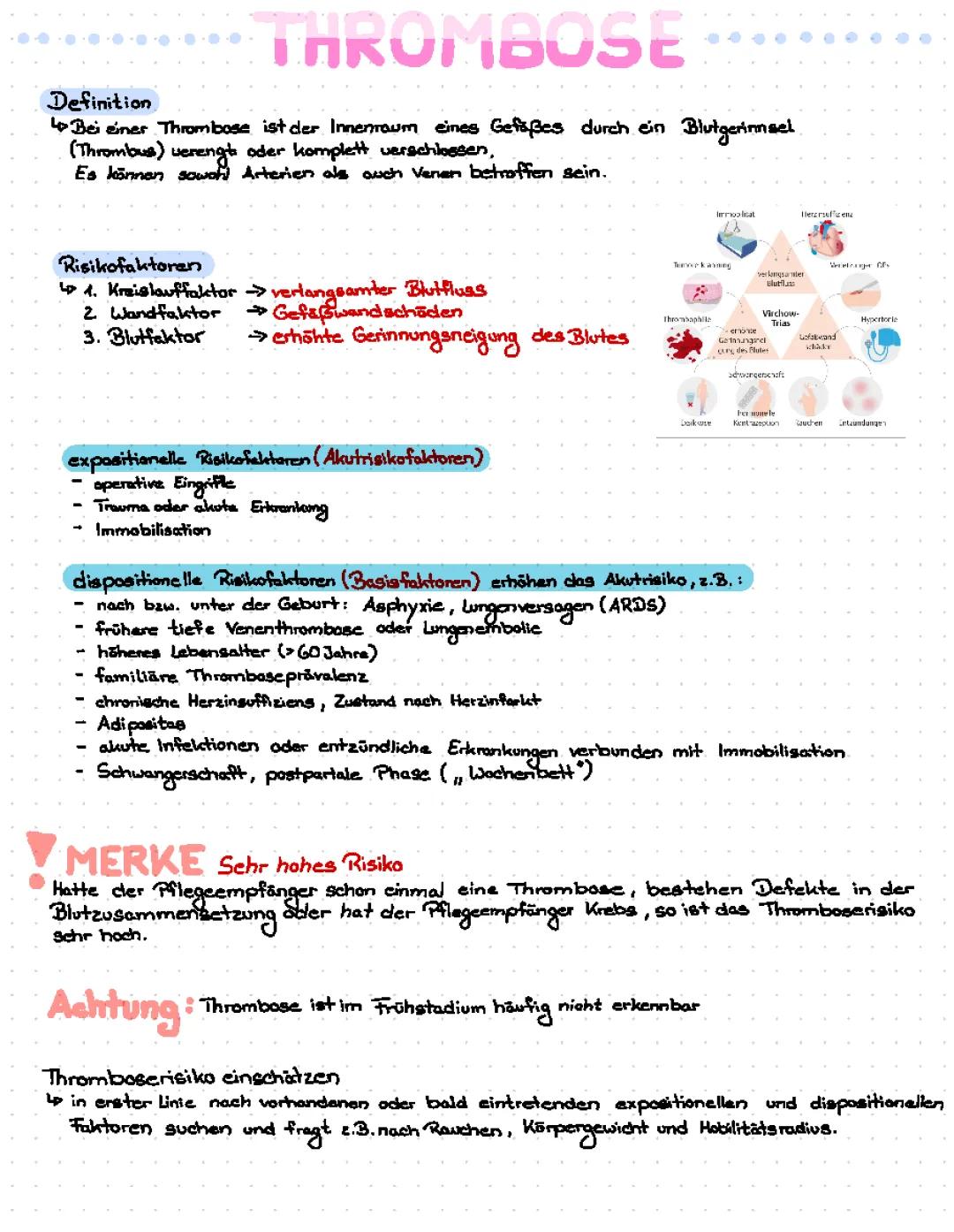 Thrombose Prophylaxe 