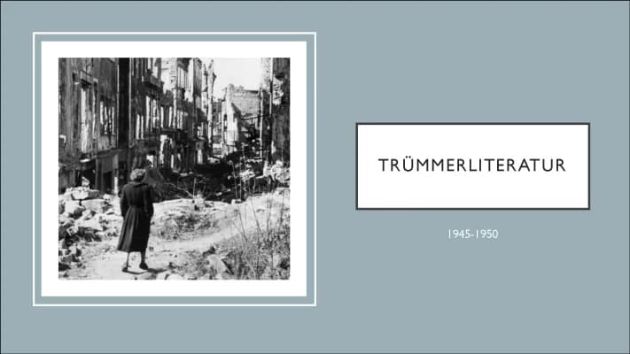 Know Trümmerliteratur Vortrag thumbnail