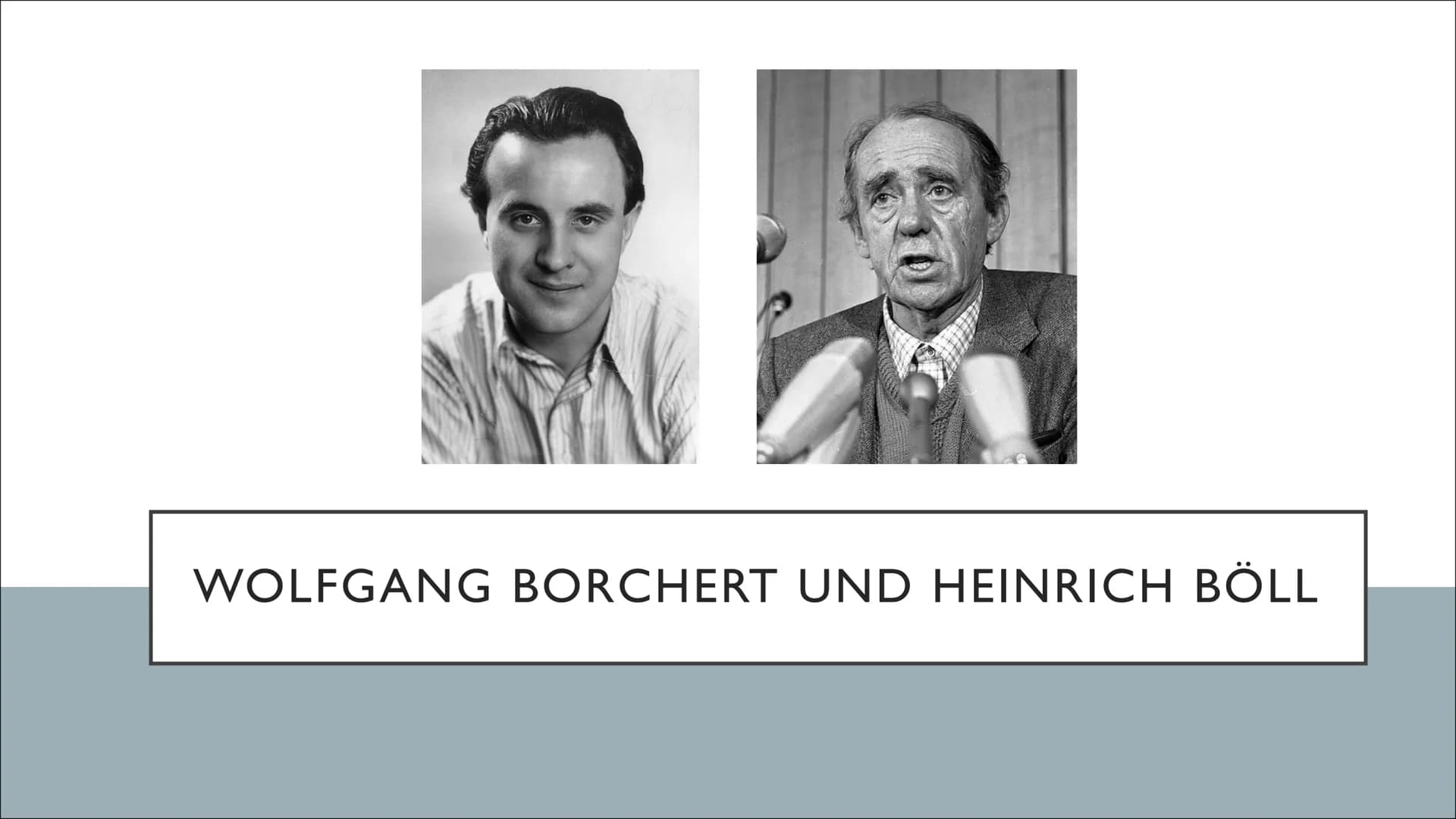 TRÜMMERLITERATUR
1945-1950 INHALT
• Hintergrund
●
●
●
●
●
Historischer Hintergrund
Epochenmerkmale
Vertreter
Werke aus dem Unterricht
Warum 