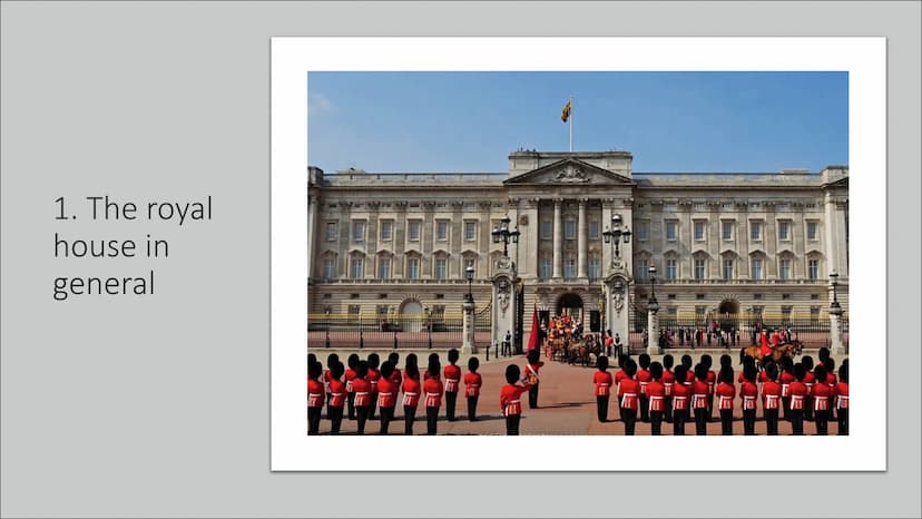 1114
**
The monarchy in England
A loss of money or an important impact for the British society?
A presentation by Léonie Schmitz Structure
1
