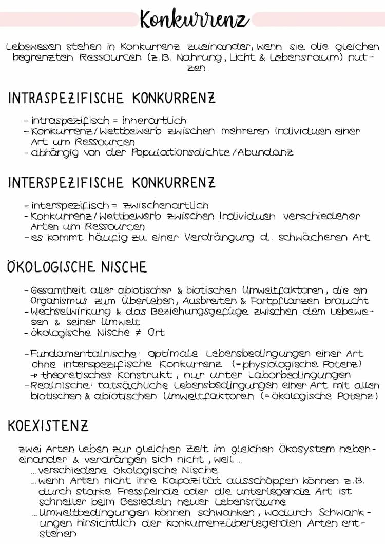Know Konkurrenz, ökologische Nische, Koexistenz | Ökologie thumbnail