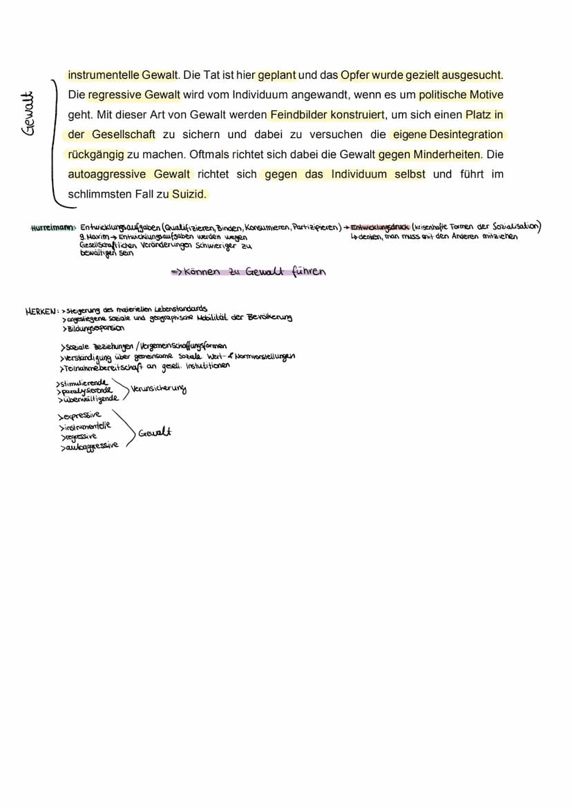 PÄDAGOGIK-KLAUSUR NR.
Das Desintegrations- Verunsicherungs-Gewalt-Konzept nach Heitmeyer
* in Bezug auf
Soziale Beziehungen,
Lebensplanungsk