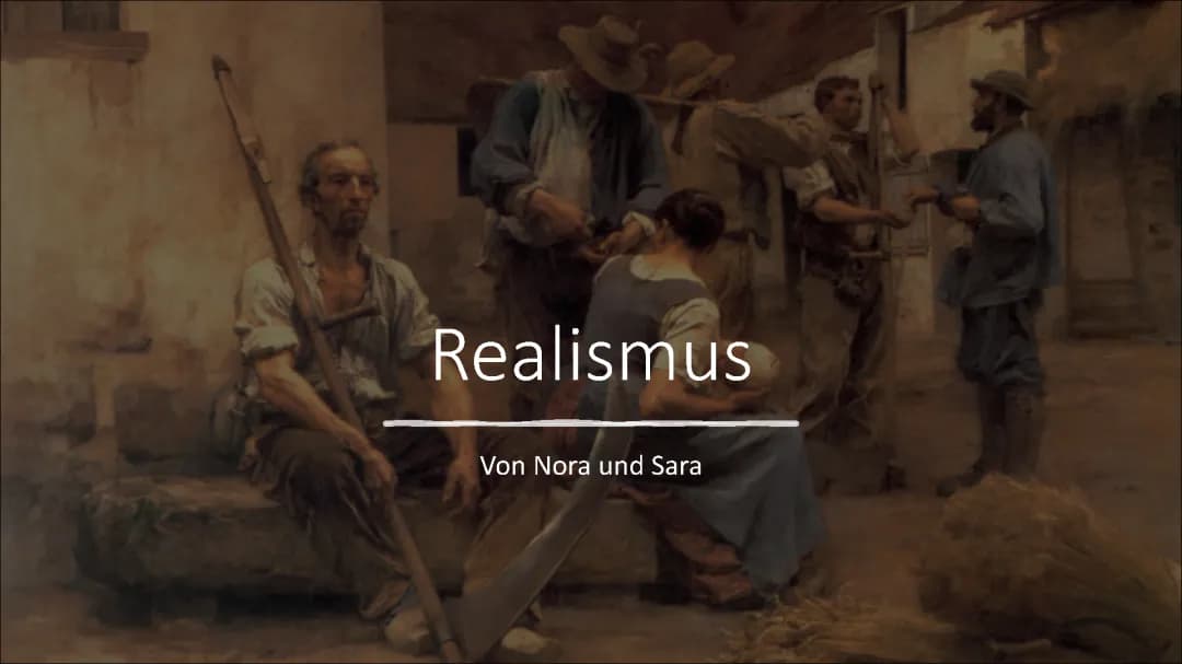 Der Realismus im 19. Jahrhundert: Ein Blick auf den historischen Hintergrund und seine Unterschiede