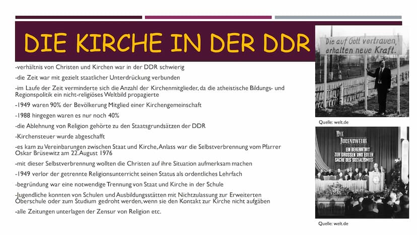 DIE KIRCHENGESCHICHTE
VON JENNIFER HEBSTREIT
Quelle: alamy.com INHALTSVERZEICHNIS
1.
2. Inhaltsverzeichnis
3. die Kirche im 19. Jahrhundert
