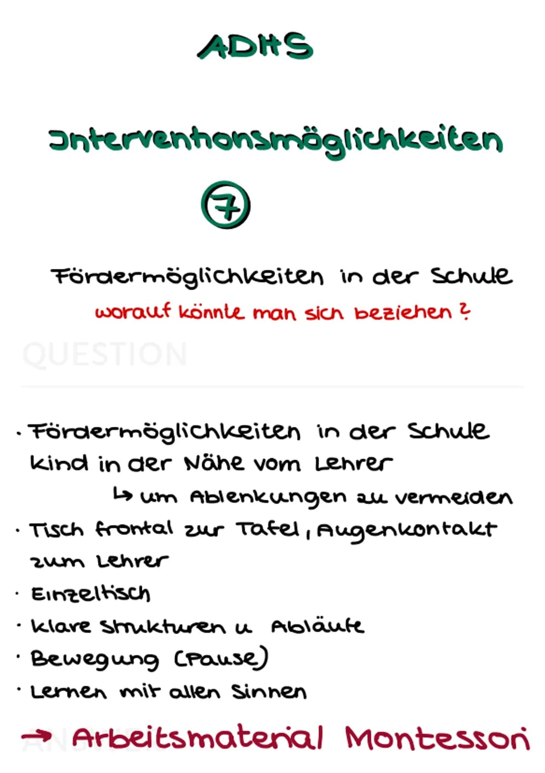 ADHS Def
verhaltensstörung
3
QUESTION
ADHS
zeichnet sich aus durch von
der Norm abweichendes
verhalten, welches das
Erleben und Verhalten ei