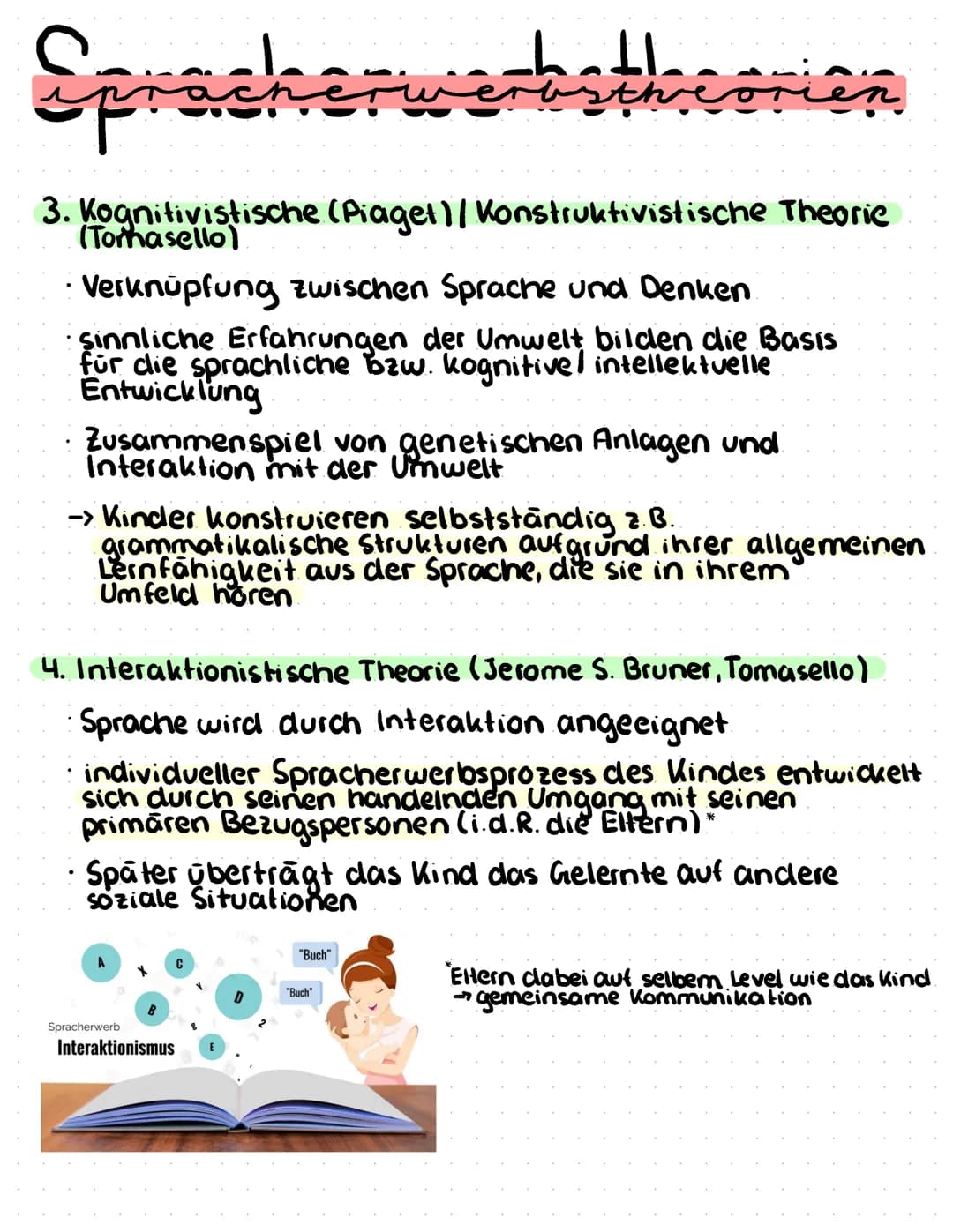 Spreckerwerbstkoman
1. Behavioristische Theorie (B.F. Skinner)
Das Sprechen des Kindes ist ein konditioniertes Verhalten, das
dem Reiz-Reakt