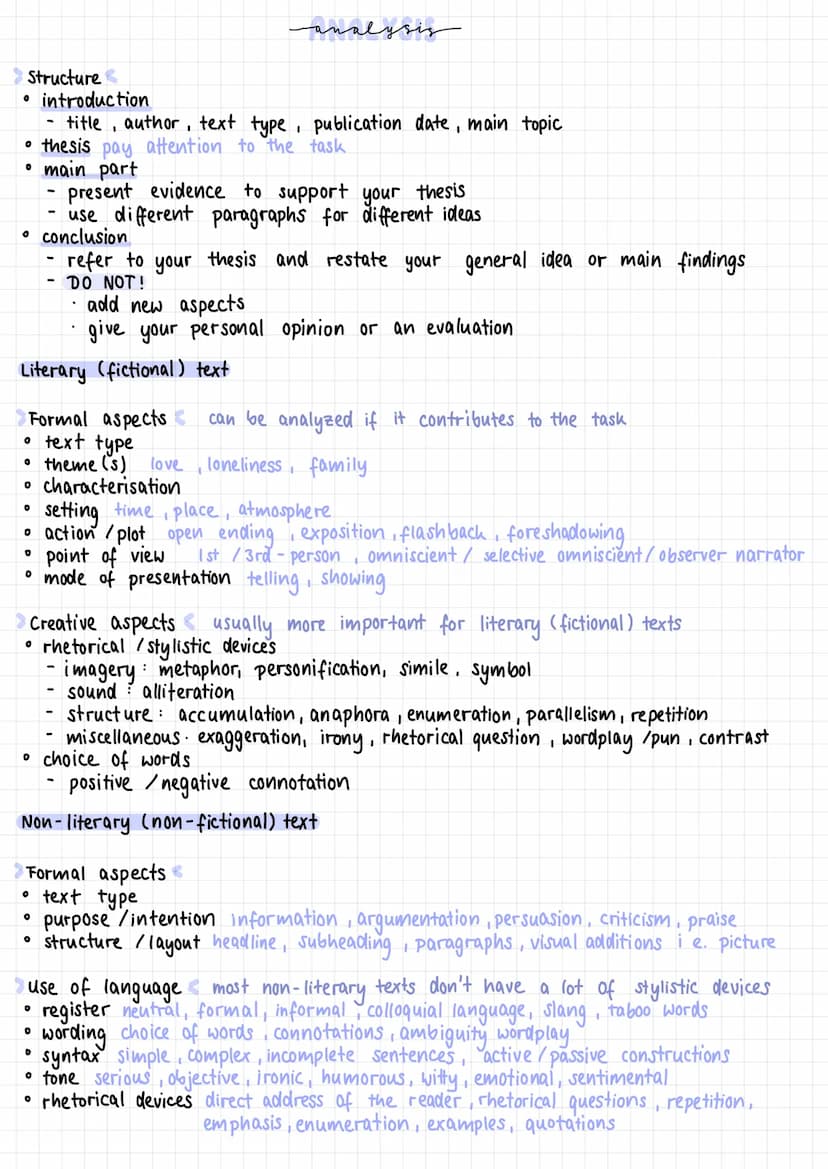 Summary
Structure
0
O
introduction
Notes
• use your own words
• neutral point of view
0
0
no own ideas, illustrations, metaphors, or interpr